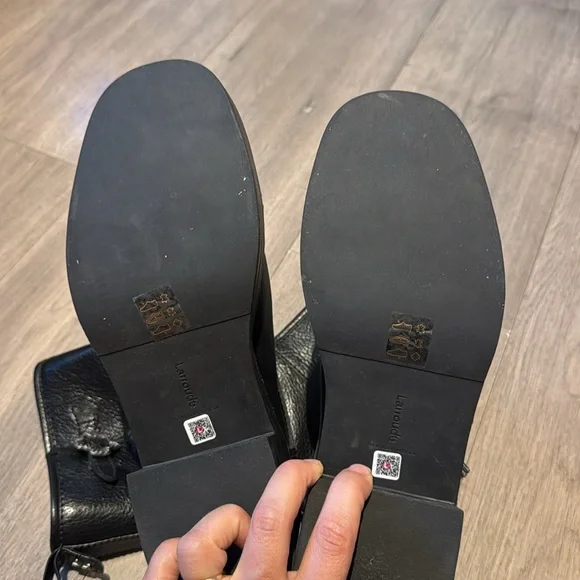 Laroude Black Leather Ankle Boots - Picture 5 of 8